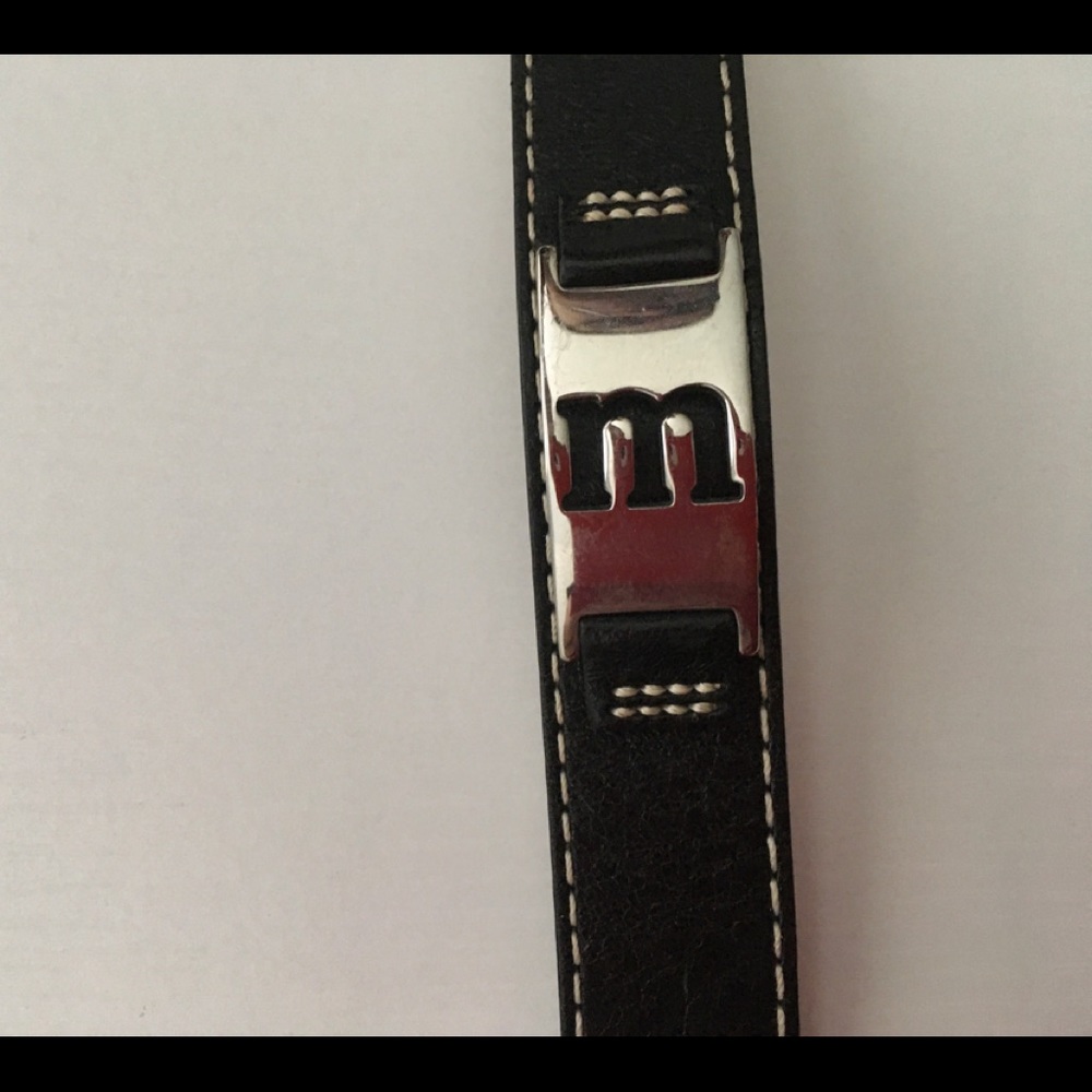 Fossil leather bracelet